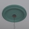 Ekena Millwork Traditional PVC Medallion (Canopies up to 13 1/2"), 22"OD x 3 1/2"ID x 1 1/2"P, Metallic Sea Mist CMP22TRFSM - alternate 10
